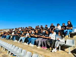 WhatsApp Image 2025-08-11 at 11.21.45 Moments after our music camp held at Lesotho-China Fellowship Collegiate in August, 2025, in preparation of the Tiro Mpane Foundation National Choral Eisteddfod, Regional Championships held at Victory Hall, 2025